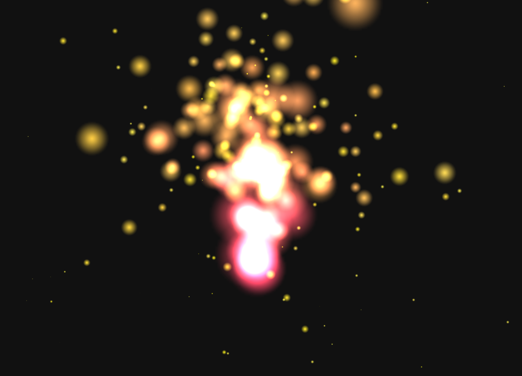 Gravity particle demo