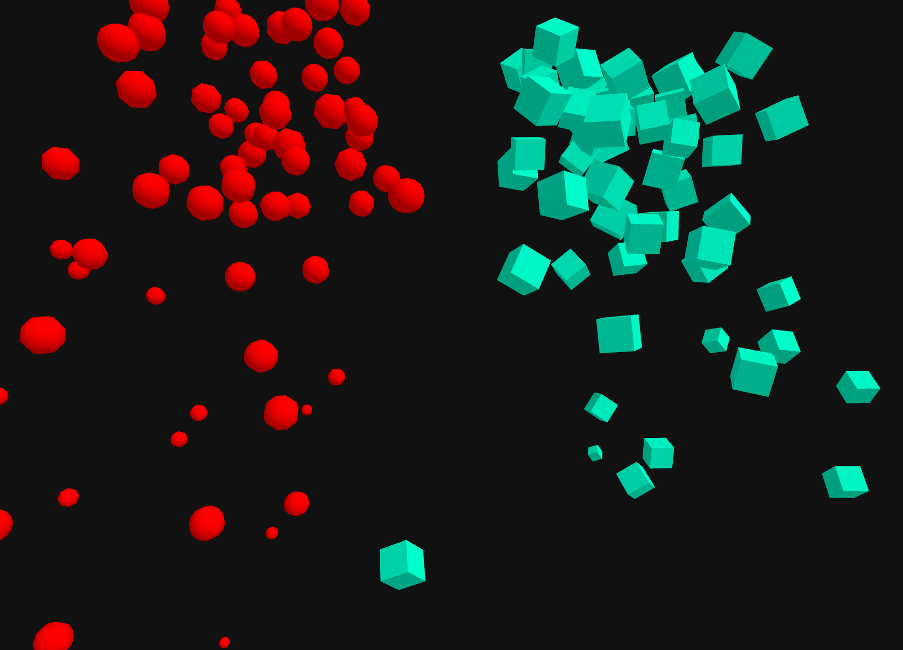 Mesh Emitter particle demo